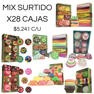MIX PIROTINES N°10 X28 CAJAS SURTIDAS 4 X MODELO